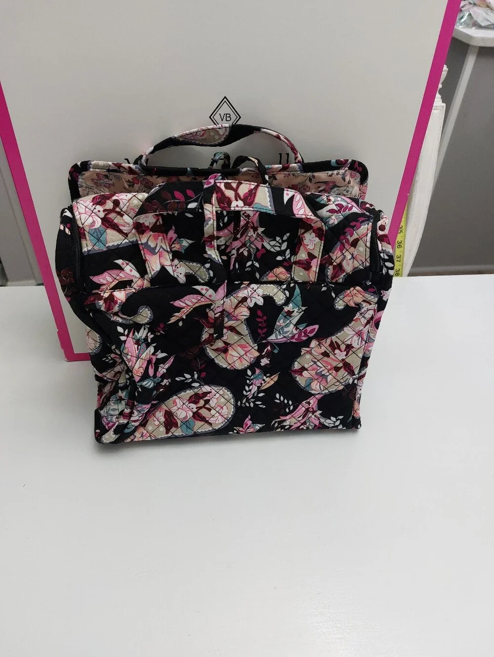 Vera Bradley Grand Hanging Organizer Botanical Paisley NWOT